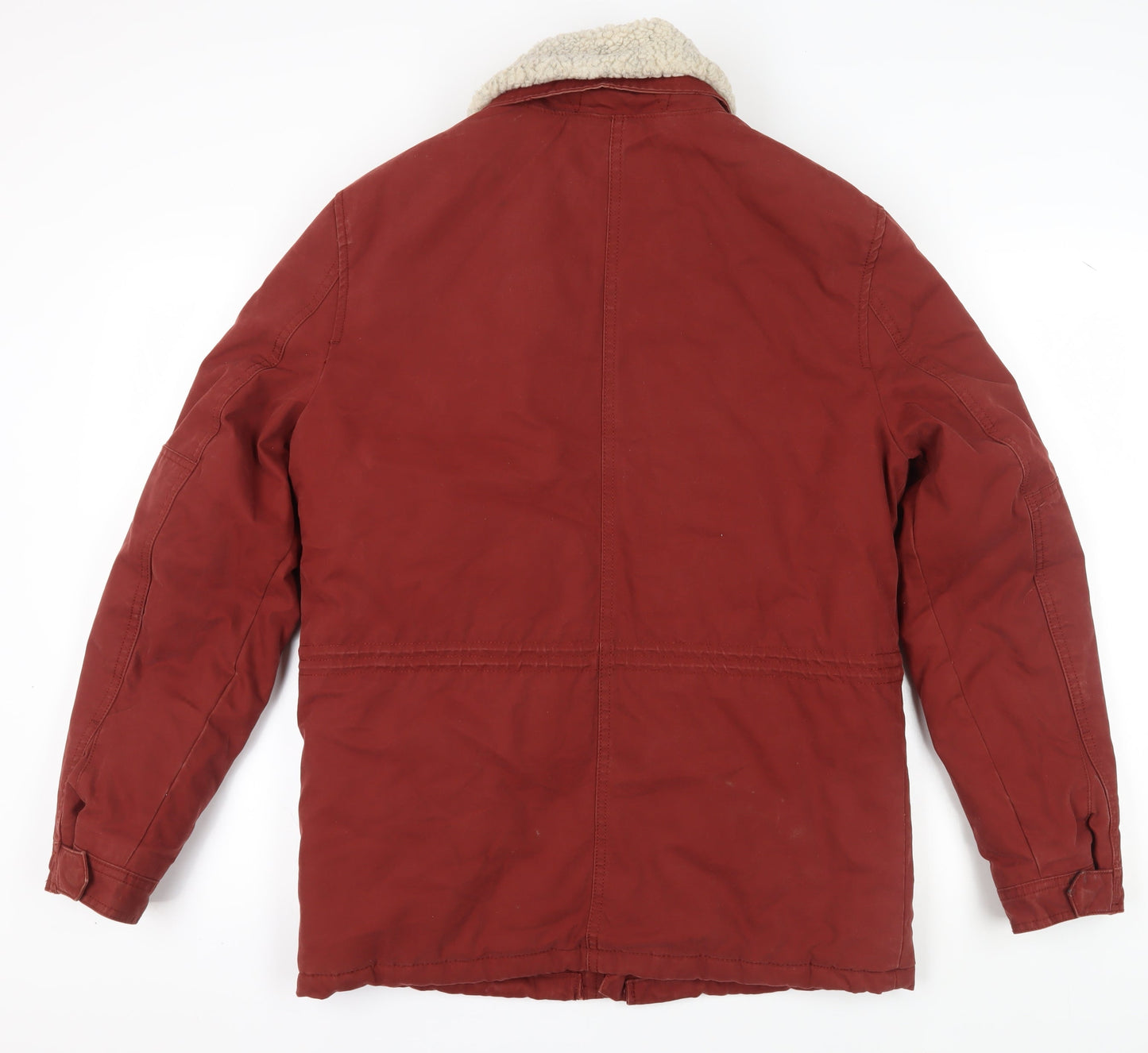Mens UK Size S Marks and Spencer Red Military Jacket