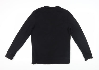 Unisex Adults UK Size S H&M Black Pullover Sweatshirt