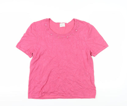 Womens UK Size 16 Eastex Pink  T-Shirt