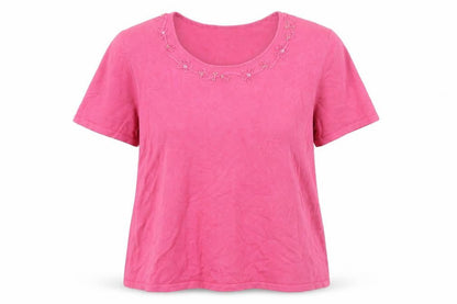Womens UK Size 16 Eastex Pink  T-Shirt