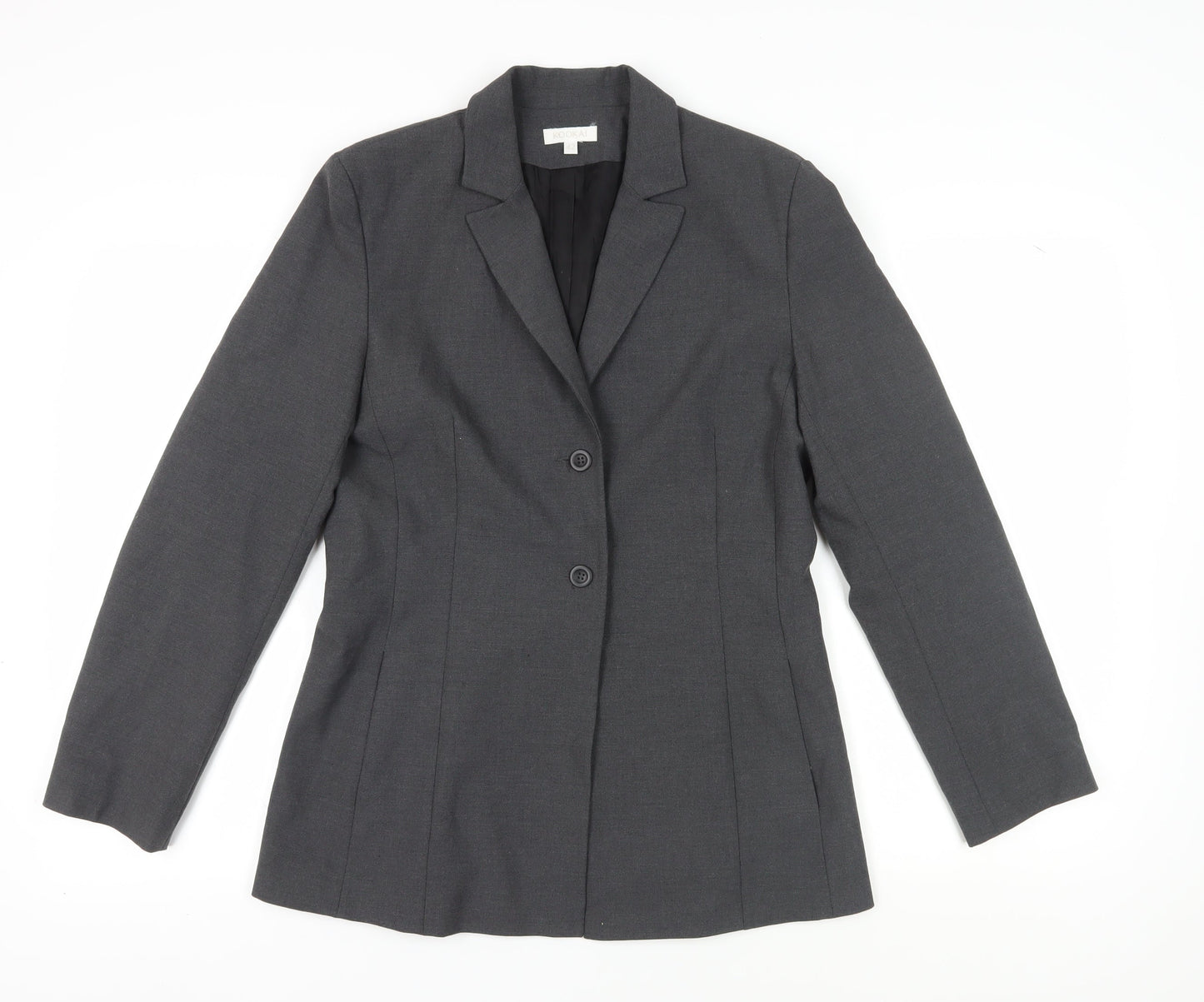 Womens UK Size 14 Kookai Regular Grey Suit Jacket