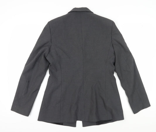 Womens UK Size 14 Kookai Regular Grey Suit Jacket