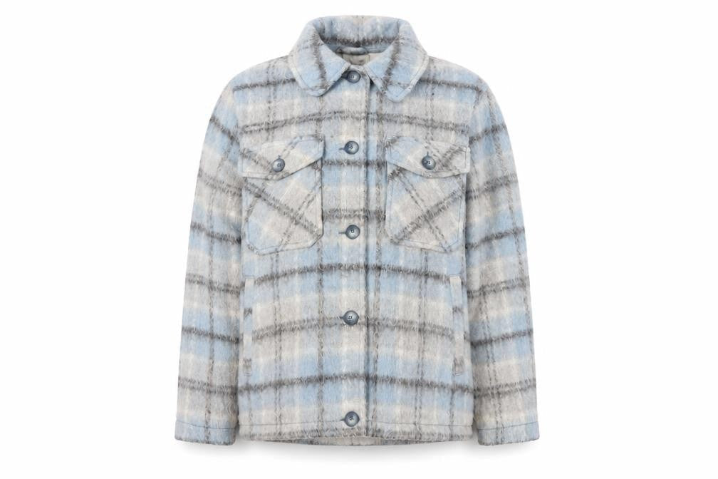 Womens UK Size M Topshop Blue Basic Jacket