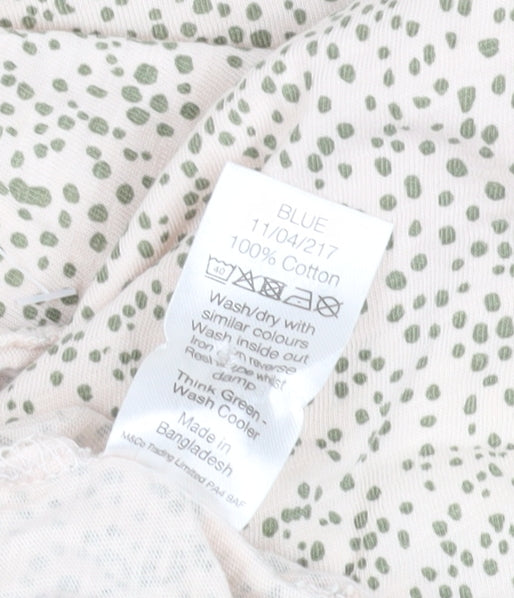 M&Co Women's Beige Floral Blouse Size 12