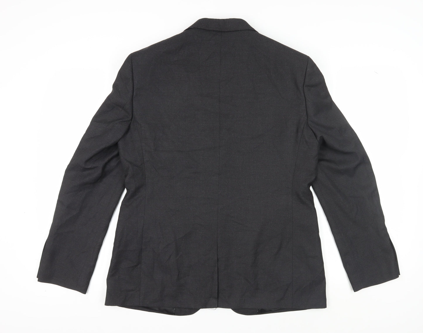 Mens UK Size 42 Moss London Regular Black Suit Jacket