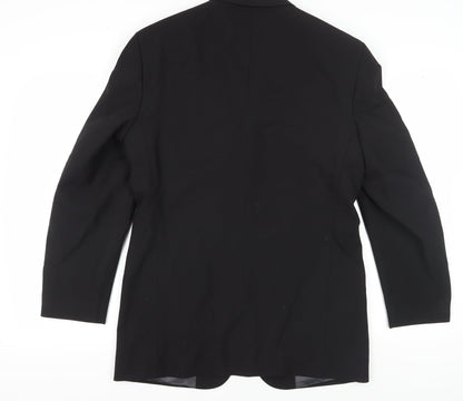 Mens UK Size 36 River Island Regular Black Suit Jacket