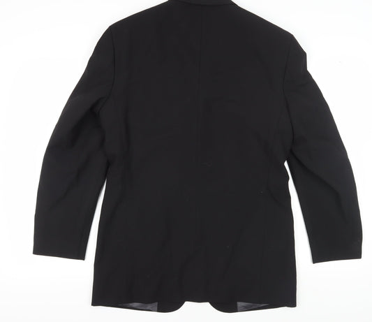 Mens UK Size 36 River Island Regular Black Suit Jacket