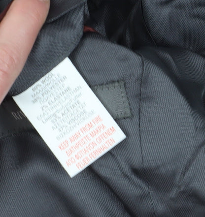 Mens UK Size 36 River Island Regular Black Suit Jacket