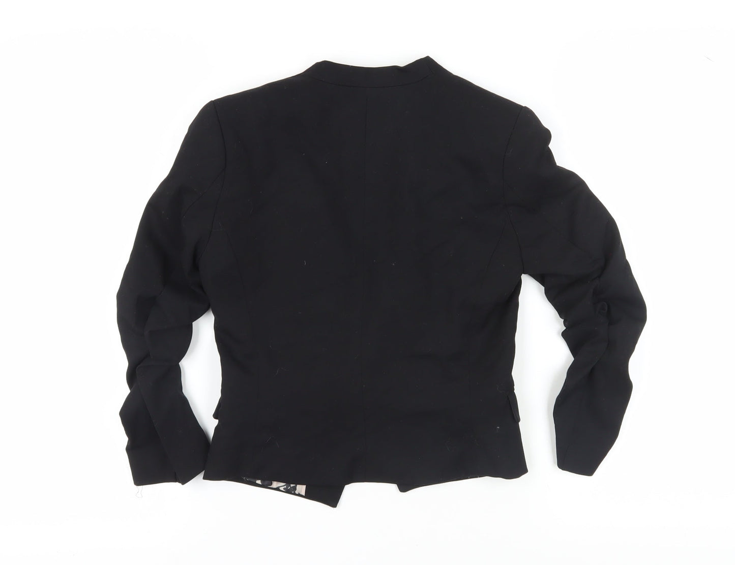 H&M Women's Black Blazer, Size 6, Single Breasted