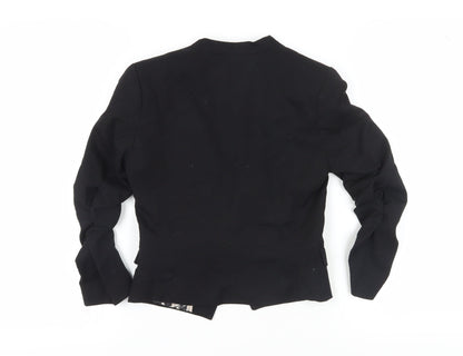 H&M Women's Black Blazer, Size 6, Single Breasted