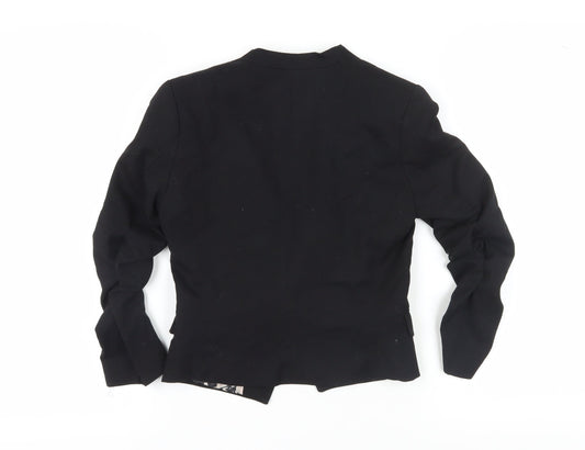H&M Women's Black Blazer, Size 6, Single Breasted