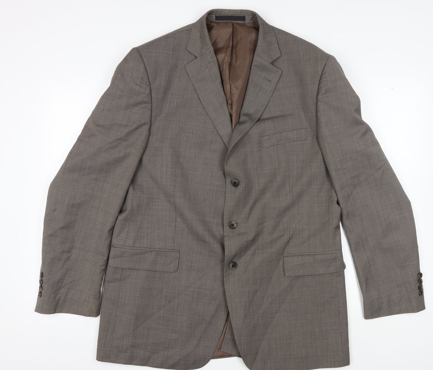 Mens UK Size 44 Marks and Spencer Regular Brown Suit Jacket