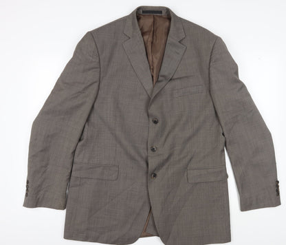 Mens UK Size 44 Marks and Spencer Regular Brown Suit Jacket