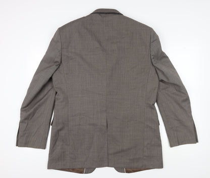 Mens UK Size 44 Marks and Spencer Regular Brown Suit Jacket