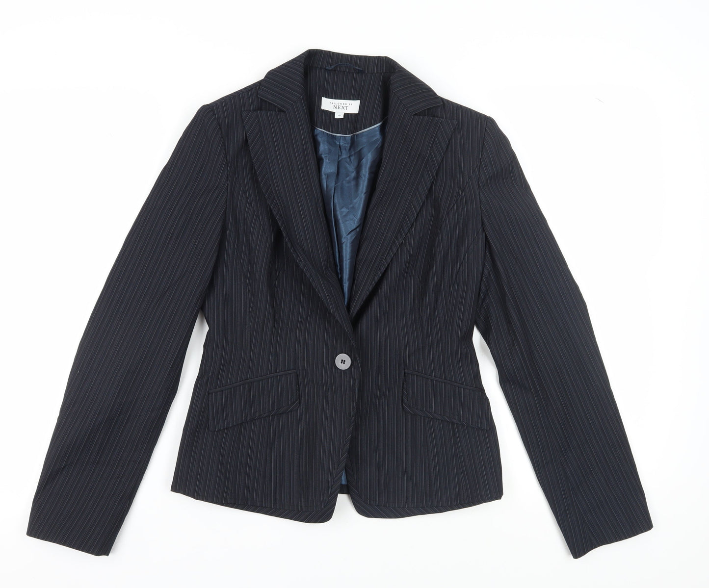 Next Women's Black Pinstripe Suit Jacket, Size 10