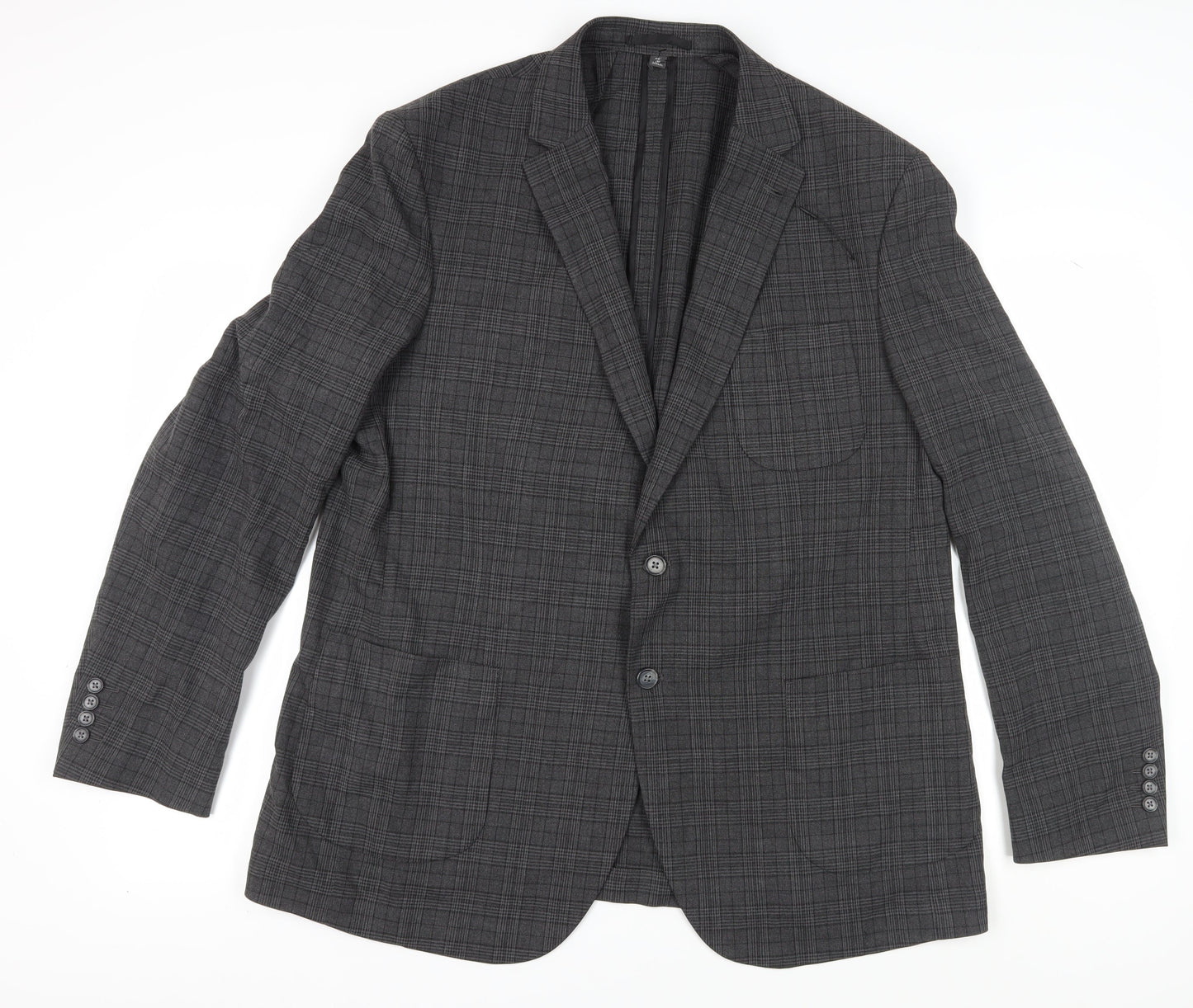 Mens UK Size 46 Marks and Spencer Regular Grey Suit Jacket