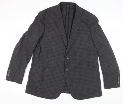 Mens UK Size 46 Marks and Spencer Regular Grey Suit Jacket