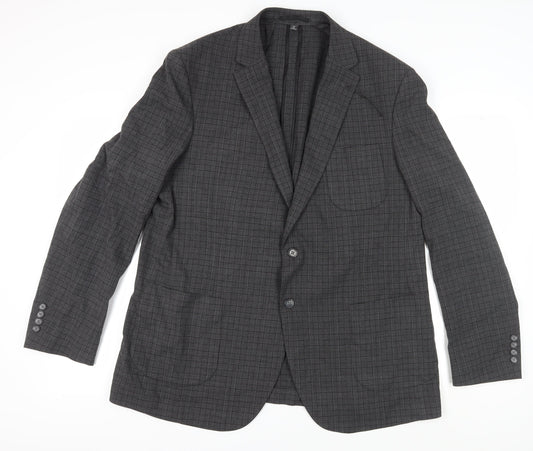 Mens UK Size 46 Marks and Spencer Regular Grey Suit Jacket