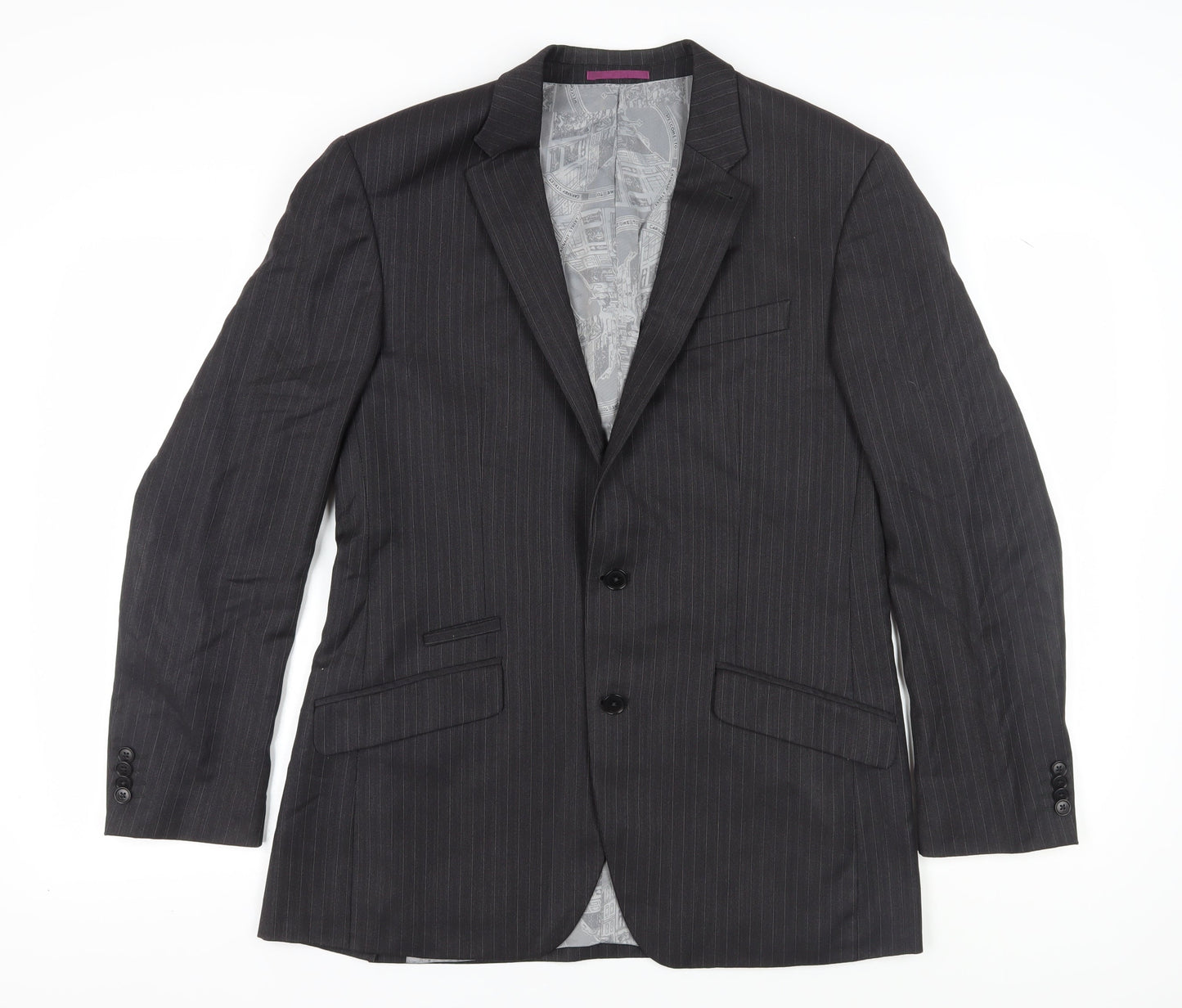 Mens UK Size 40 NEXT Regular Grey Suit Jacket