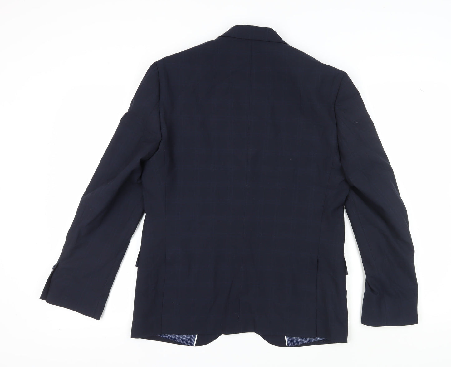 Mens UK Size 38 Marks and Spencer Regular Blue Suit Jacket