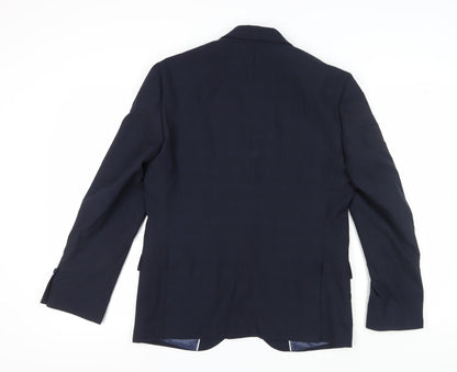 Mens UK Size 38 Marks and Spencer Regular Blue Suit Jacket