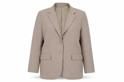 Unisex Adultss UK Size 14 H&M Regular Brown Blazer