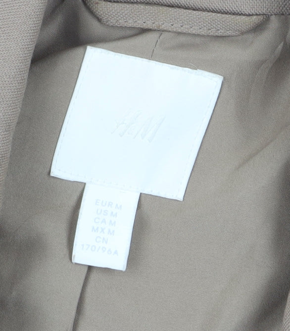 H&M Unisex Brown Blazer Size 14 Regular Fit