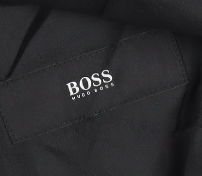 Mens UK Size 40 HUGO BOSS Regular Black Suit Jacket