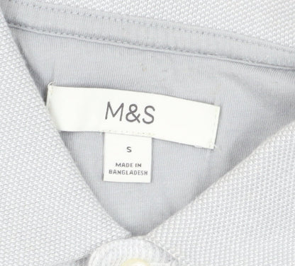 Marks and Spencer Men’s Striped Polo Shirt - S
