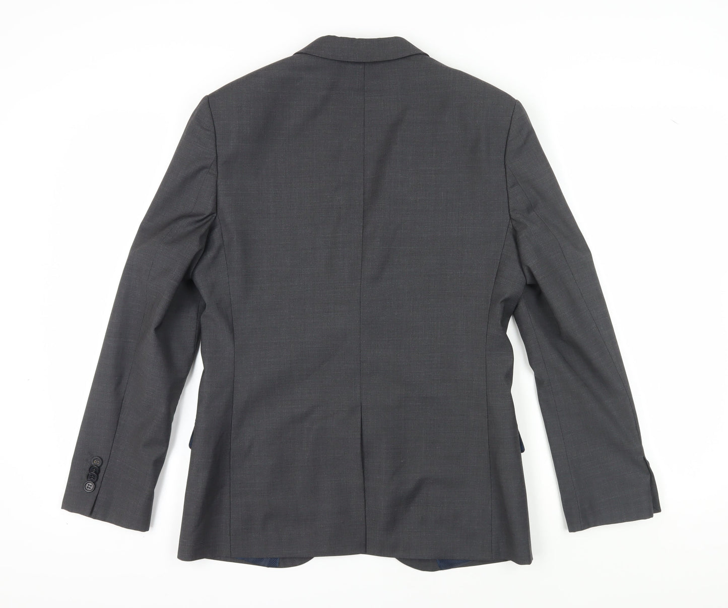 Mens UK Size 38 River Island Regular Grey Suit Jacket