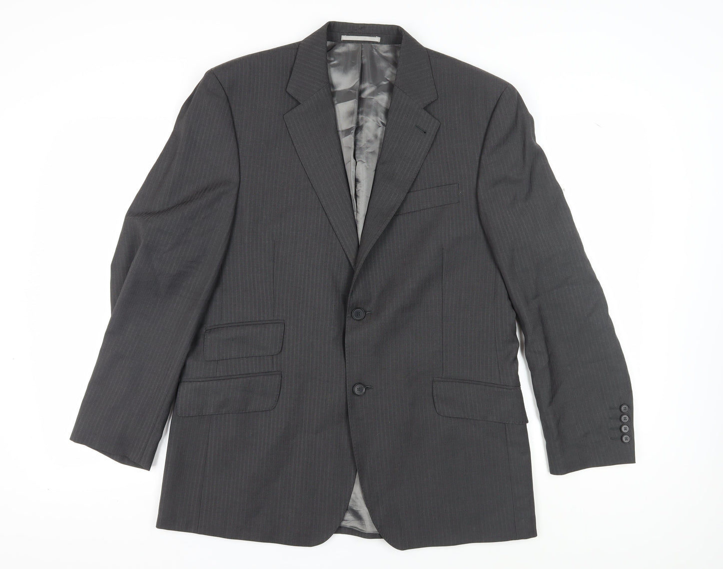 Mens UK Size 40 NEXT Regular Black Suit Jacket