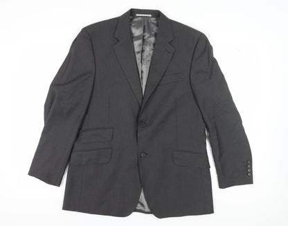 Mens UK Size 40 NEXT Regular Black Suit Jacket