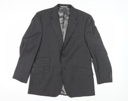 Mens UK Size 40 NEXT Regular Black Suit Jacket