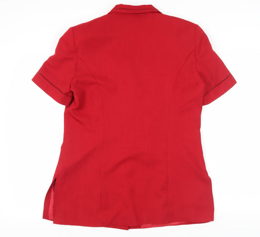Bonmarché Women’s Red Blazer Size 14 - Stylish & Casual