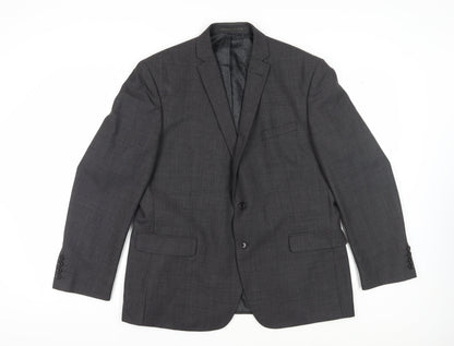 Racing Green Men's Grey Blazer 46R Regular