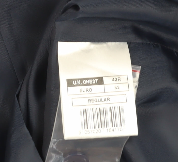 Mens UK Size 42 Debenhams Regular Blue Suit Jacket