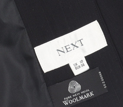 Next Women’s Black Suit Jacket, Size 10, Wool, Business
