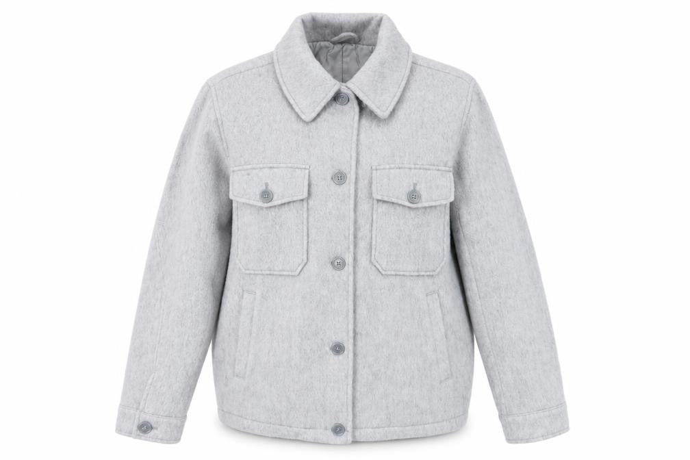 Womens UK Size M Topshop Grey Basic Jacket