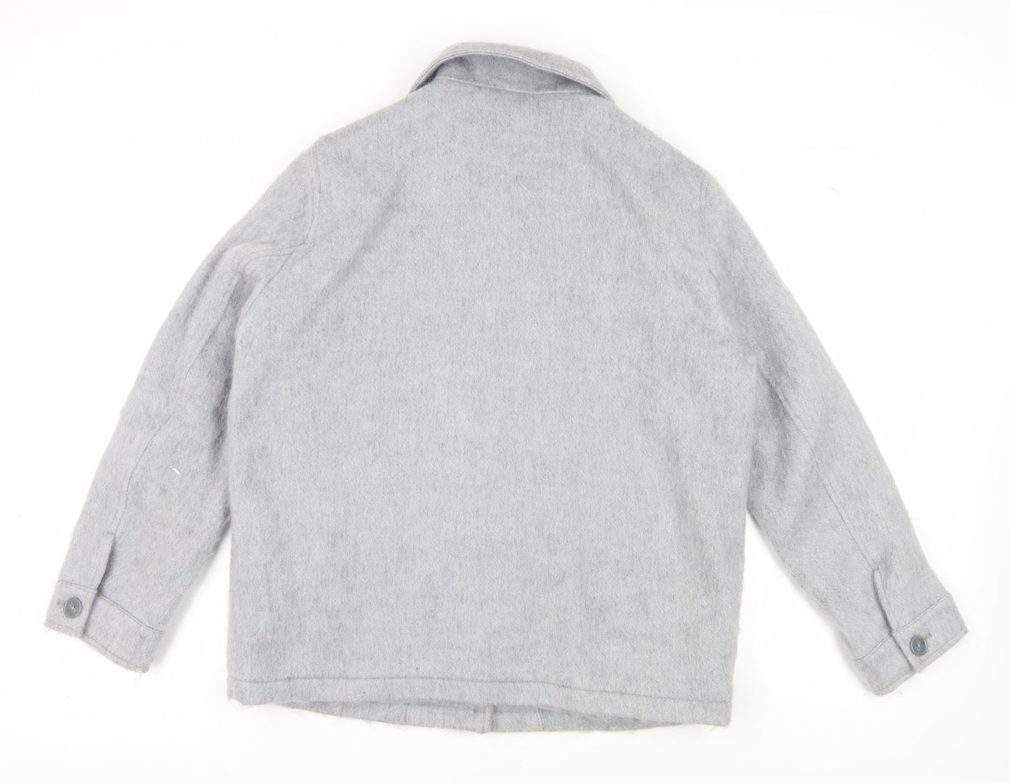 Womens UK Size M Topshop Grey Basic Jacket
