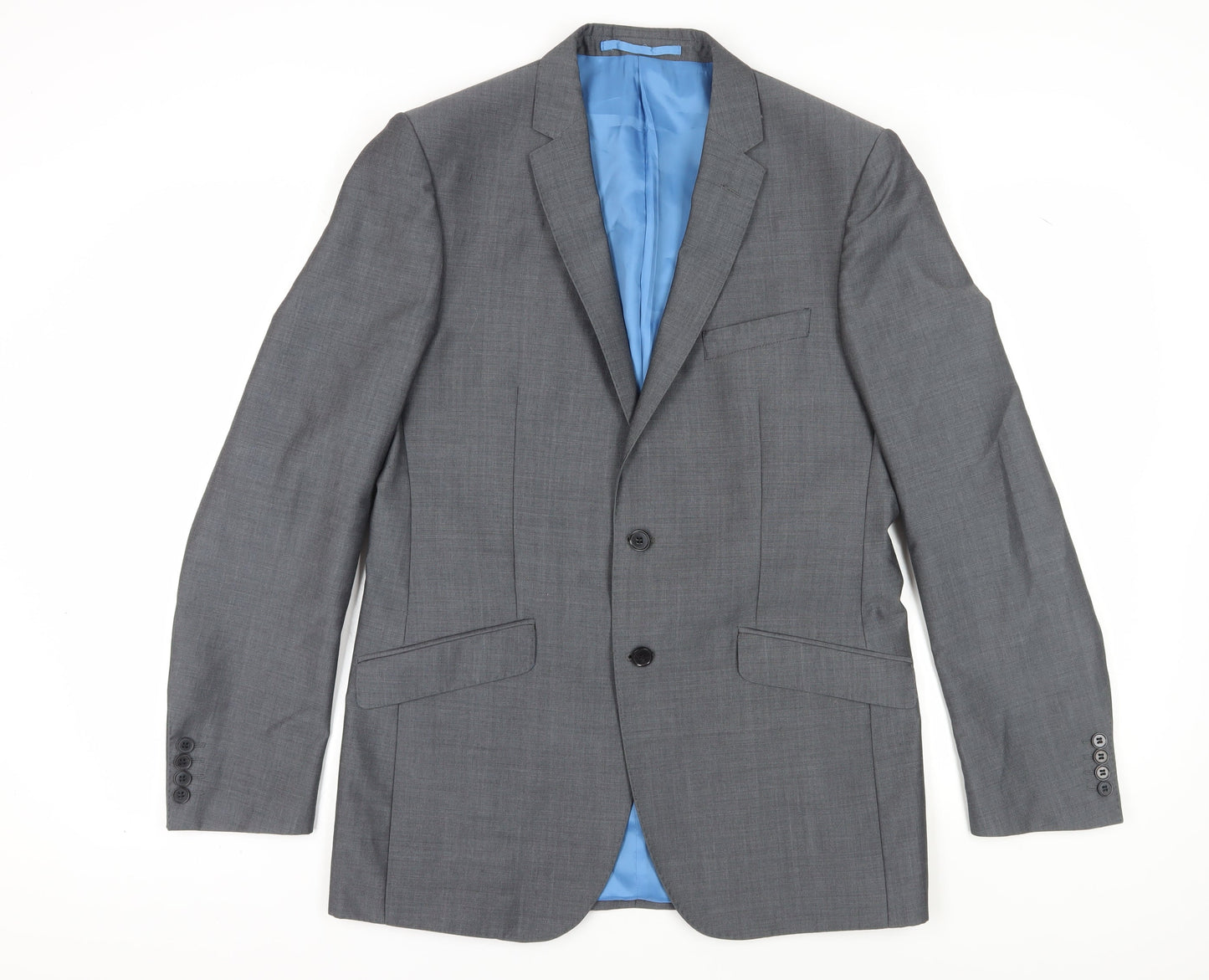 Mens UK Size 40 Marks and Spencer Regular Grey Suit Jacket