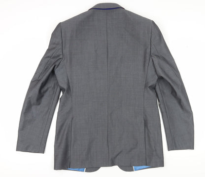 Mens UK Size 40 Marks and Spencer Regular Grey Suit Jacket