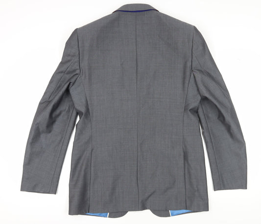 Mens UK Size 40 Marks and Spencer Regular Grey Suit Jacket