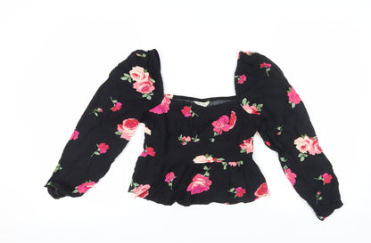 Miss Selfridge Women's Floral Tunic Blouse - Size 10