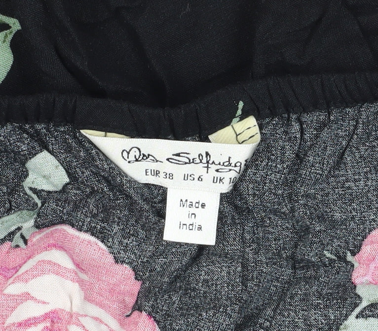 Miss Selfridge Women's Floral Tunic Blouse - Size 10