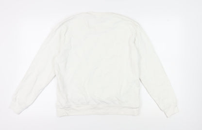 Womens UK Size 12 Marks and Spencer Ivory Pullover Sweatshirt