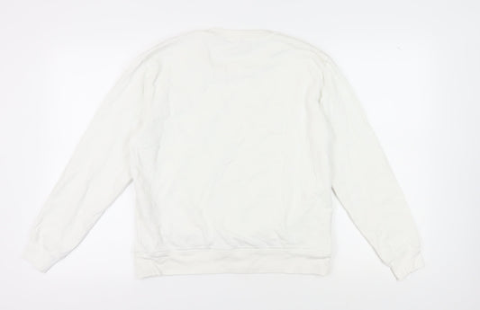 Womens UK Size 12 Marks and Spencer Ivory Pullover Sweatshirt