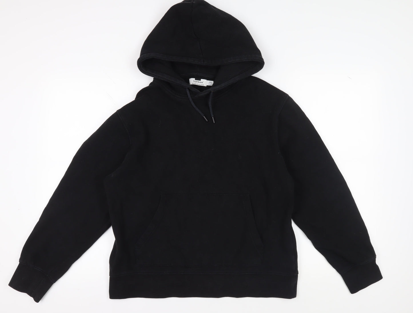 Topman Men's Black M Pullover Hoodie - Classic Style