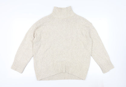 Womens UK Size XS H&M Beige Jumper Jumper