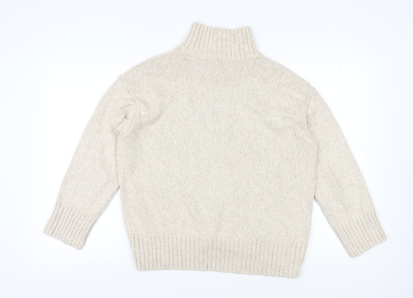 Womens UK Size XS H&M Beige Jumper Jumper