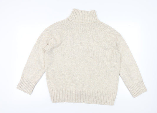 Womens UK Size XS H&M Beige Jumper Jumper
